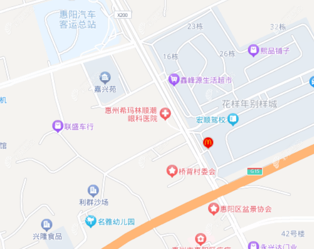 惠州希玛林顺潮眼科医院地址在哪里